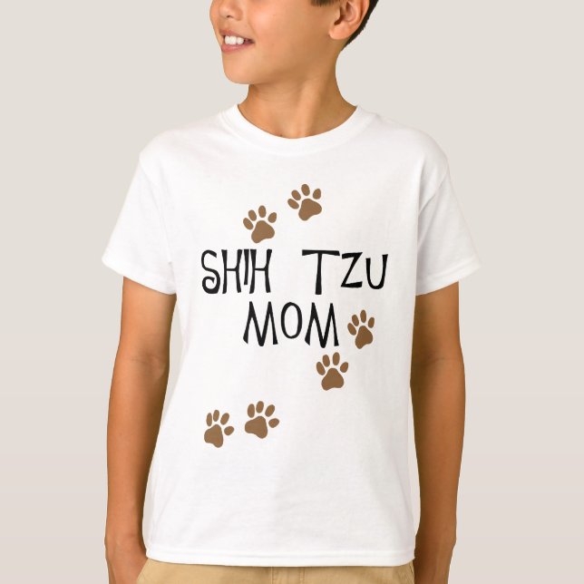 Shih Tzu Mama T-Shirt (Vorderseite)