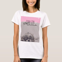 Shih Tzu Mama T - Shirt für Hunde-Mamas