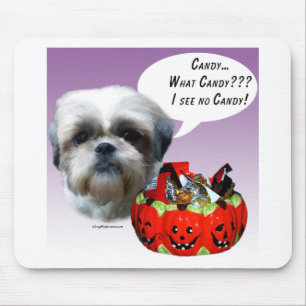 Shih Tzu (natürlich) Halloween Candy Mousepad