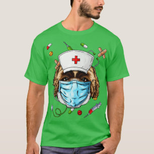 Shih Tzu Nurse RN Funny Dog ER Nursing School Grad T-Shirt
