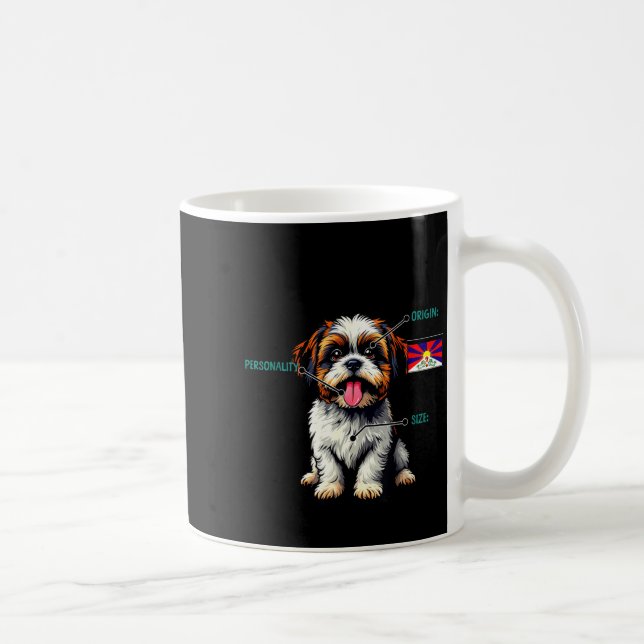 Shih Tzu Owner Funny Shih Tzu Lover  Kaffeetasse (Rechts)