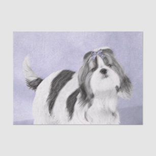 Shih Tzu Painting - Niedliche Original Dog Art Seidenpapier