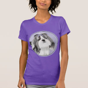 Shih Tzu Painting - Niedliche Original Dog Art T-Shirt