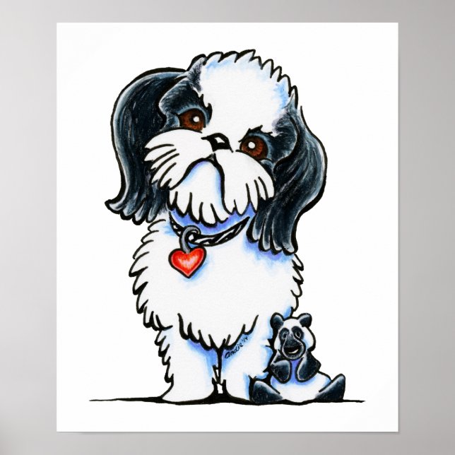 Shih Tzu Panda Poster (Vorne)