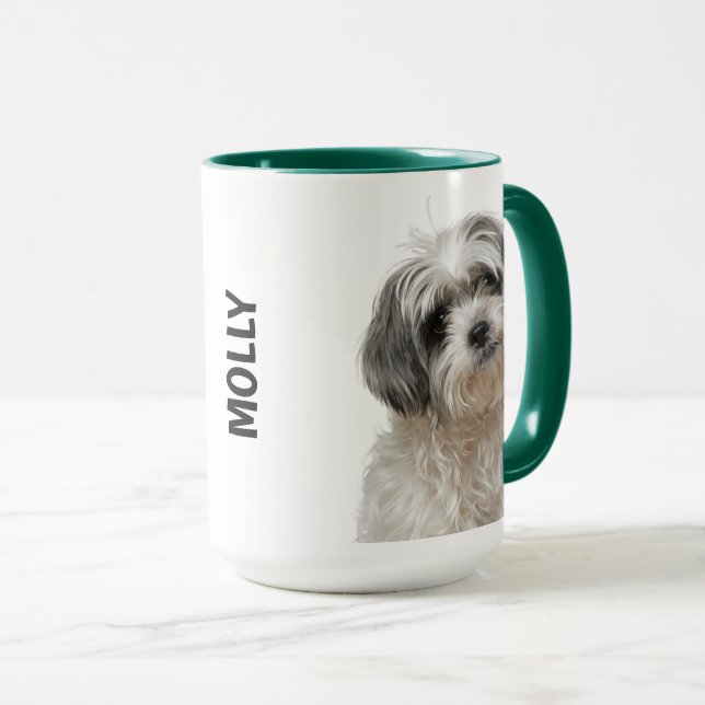 Shih Tzu Personalized Mug Tasse (VorderseiteRechts)