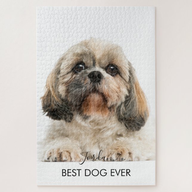 Shih Tzu Pet Dog Foto Custom Puzzle (Vertikal)
