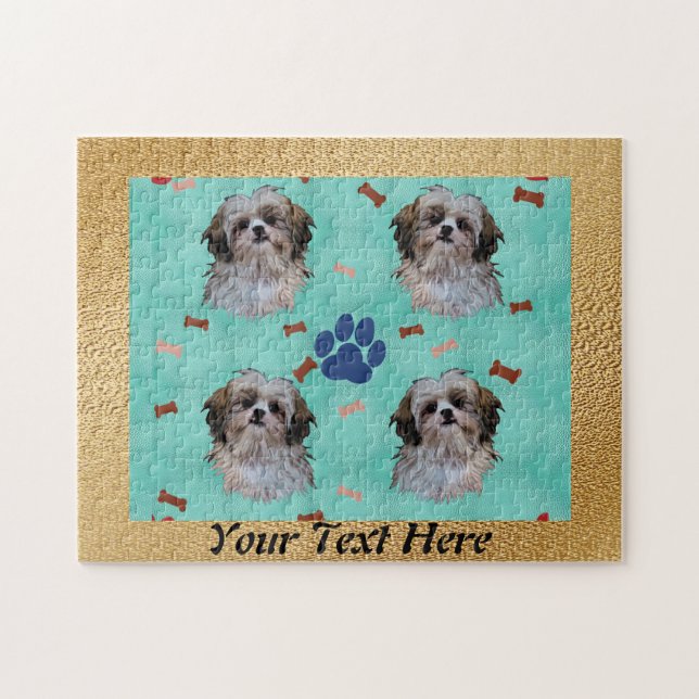 Shih Tzu Portrait Puzzle (Horizontal)