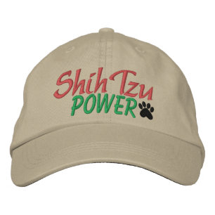 Shih Tzu Power von SRF Bestickte Kappe