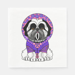 Shih Tzu Princess Serviette