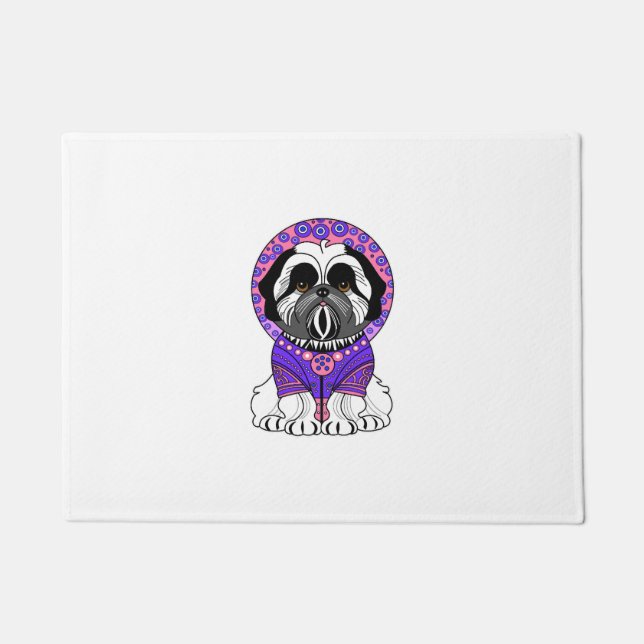 Shih Tzu Prinzessin Fußmatte (Vorderseite)