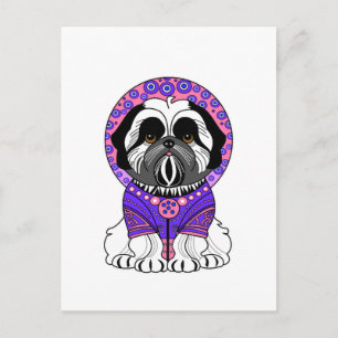Shih Tzu Prinzessin Postkarte