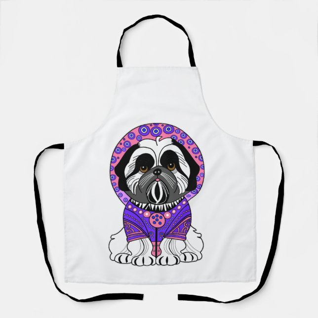 Shih Tzu Prinzessin Schürze (Vorderseite)