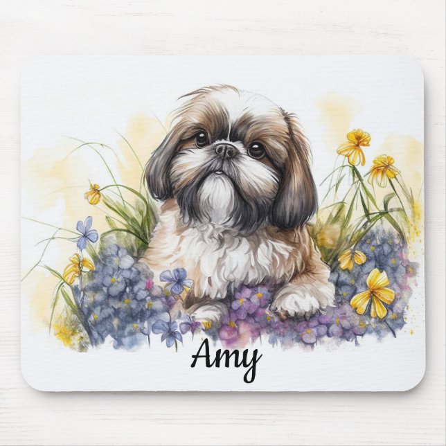 Shih Tzu Puppy Mousepad (Vorne)
