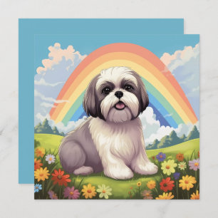Shih Tzu Rainbow Bridge Custom Dog Name Beileid