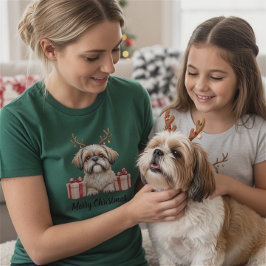 Shih Tzu Reindeer T-Shirt