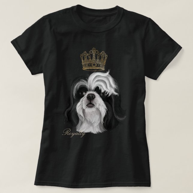 Shih Tzu Royalty T-Shirt (Design vorne)