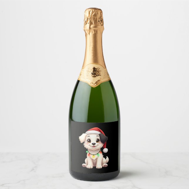 Shih Tzu Santa Christmas Tree Lights Xmas Dog Love (Vorderseite)