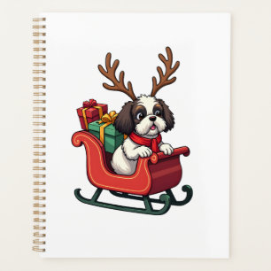 Shih Tzu Santas Schlittenfahrt Planer
