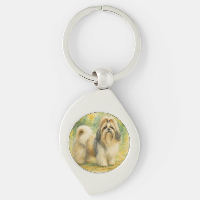 Shih Tzu Schlüsselanhänger (Vorderseite)