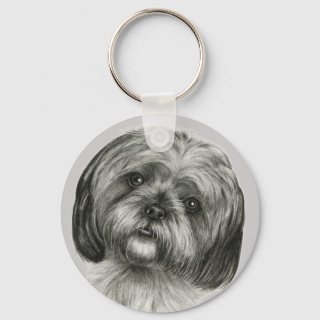 Shih Tzu Schlüsselanhänger (Vorderseite)