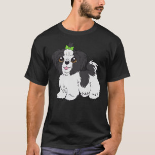 Shih Tzu (Schwarz und Amp Weiß) T-Shirt