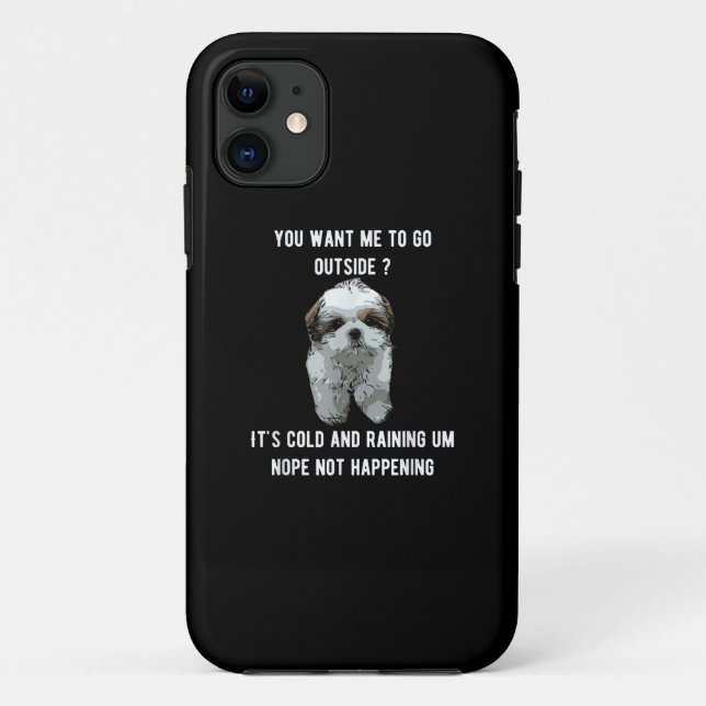 Shih Tzu | Shih Tzu, du Will mir, nach draußen zu  Case-Mate iPhone Hülle (Rückseite)