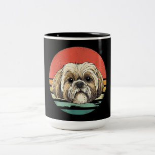 Shih Tzu  Shih Tzu Hund Rasse Lover Geschenk Zweifarbige Tasse