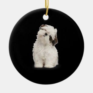Shih Tzu   Shih Tzu Puppy Gift Keramik Ornament