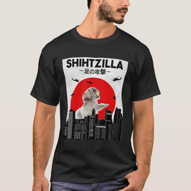 Shih Tzu Shih Tzu Shih Tzu Shih Tzu T-Shirt (Vorderseite)