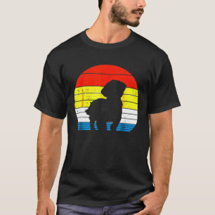 Shih Tzu Silhouette Sunset Dog Owner T-Shirt