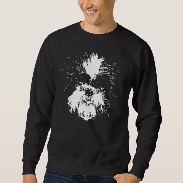 Shih Tzu Sketch Sweatshirt (Vorderseite)