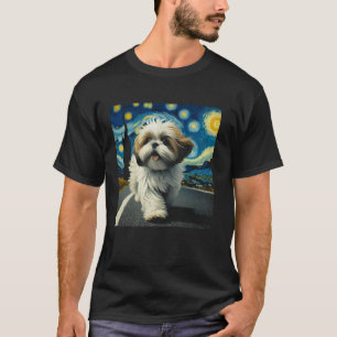 Shih Tzu Spaziergang für Shih Tzu Hundeliebhaber T-Shirt