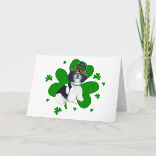 Shih Tzu St Patricks Day Karte