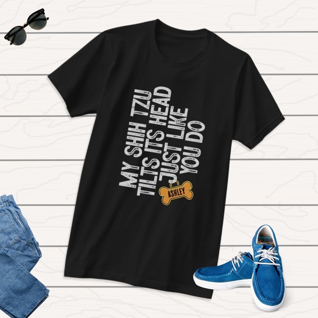 Shih tzu Tlits Kopf wie du T-Shirt (Von Creator hochgeladen)