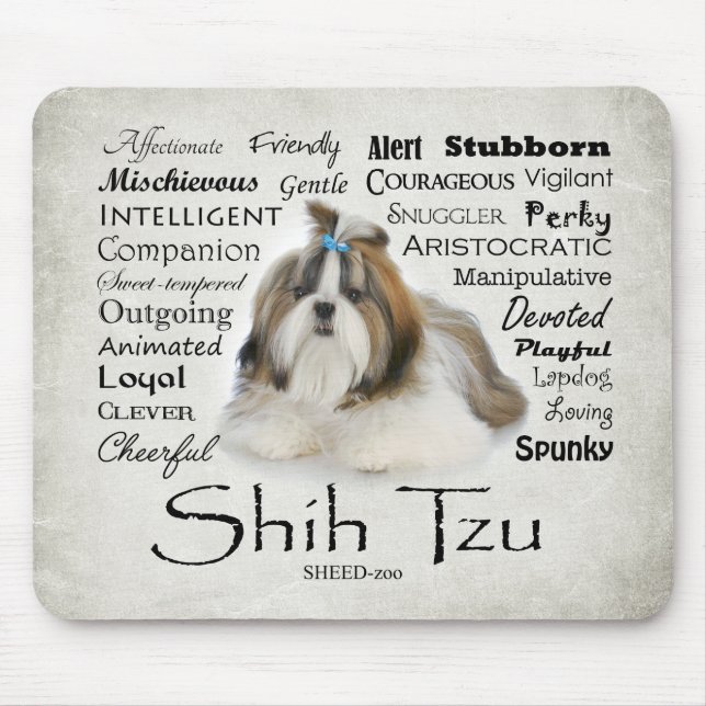 Shih Tzu Traits Mousepad (Vorne)