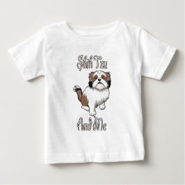 Shih Tzu und ich lustiges Shih Tzu-Hund-Design Baby T-shirt