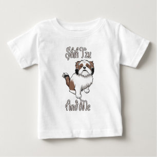 Shih Tzu und ich lustiges Shih Tzu-Hund-Design Baby T-shirt