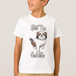 Shih Tzu und ich lustiges Shih Tzu-Hund-Design T-Shirt