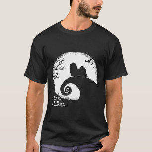 Shih Tzu und Moon Halloween-Kostüm T-Shirt