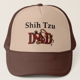Shih Tzu Vater Geschenke Truckerkappe