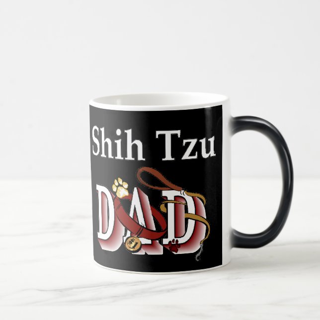 Shih Tzu Vater Geschenke Verwandlungstasse (Rechts)