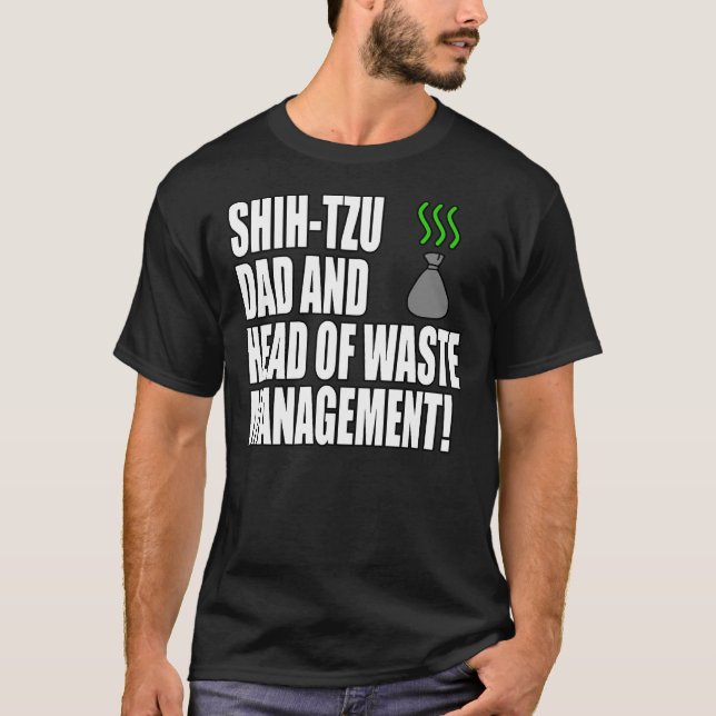 Shih Tzu Vater T-Shirt (Vorderseite)