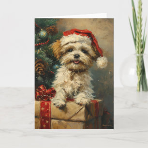 Shih Tzu Vintag personalisierte Weihnachten