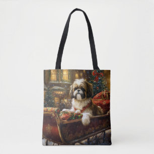 Shih Tzu Weihnachtsfeiertag