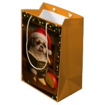 Shih Tzu Weihnachtsgeschenktasche 