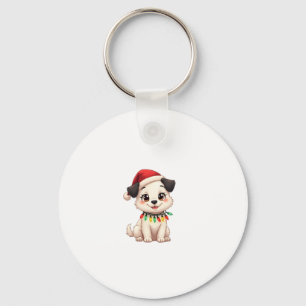 Shih Tzu Weihnachtsmann Weihnachtsbaum Lichter Xma Schlüsselanhänger