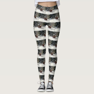 Shih Tzu Weihnachtsschnee Winter Leggings