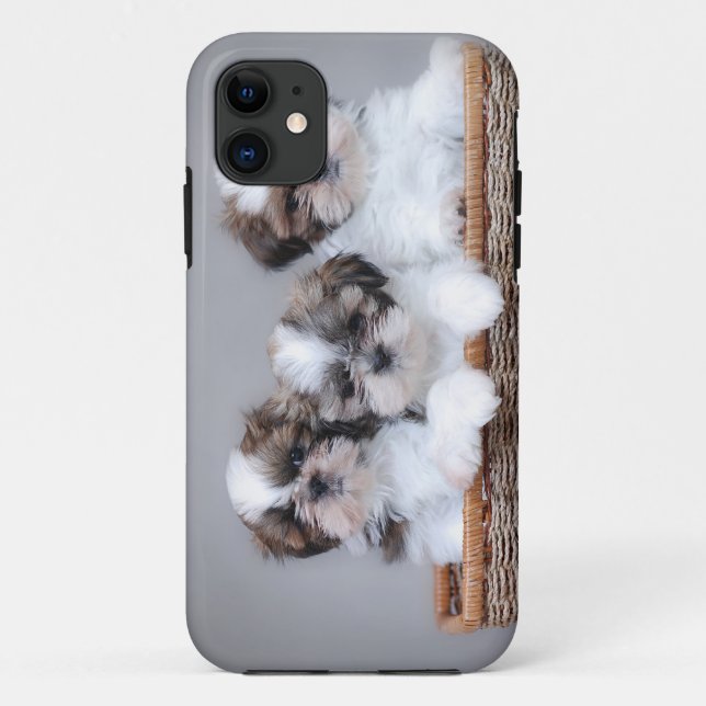 Shih Tzu Welpen Case-Mate iPhone Hülle (Rückseite)
