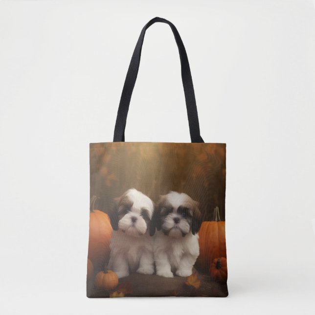 Shih Tzu Welppy Autumn Delight Pumpkin (Vorderseite)
