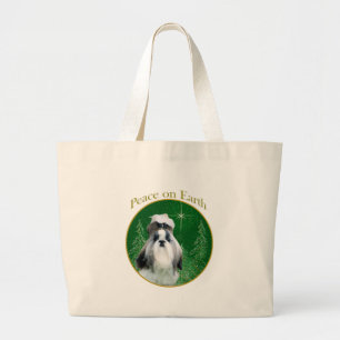 Shih Tzu Weltfrieden Jumbo Stoffbeutel